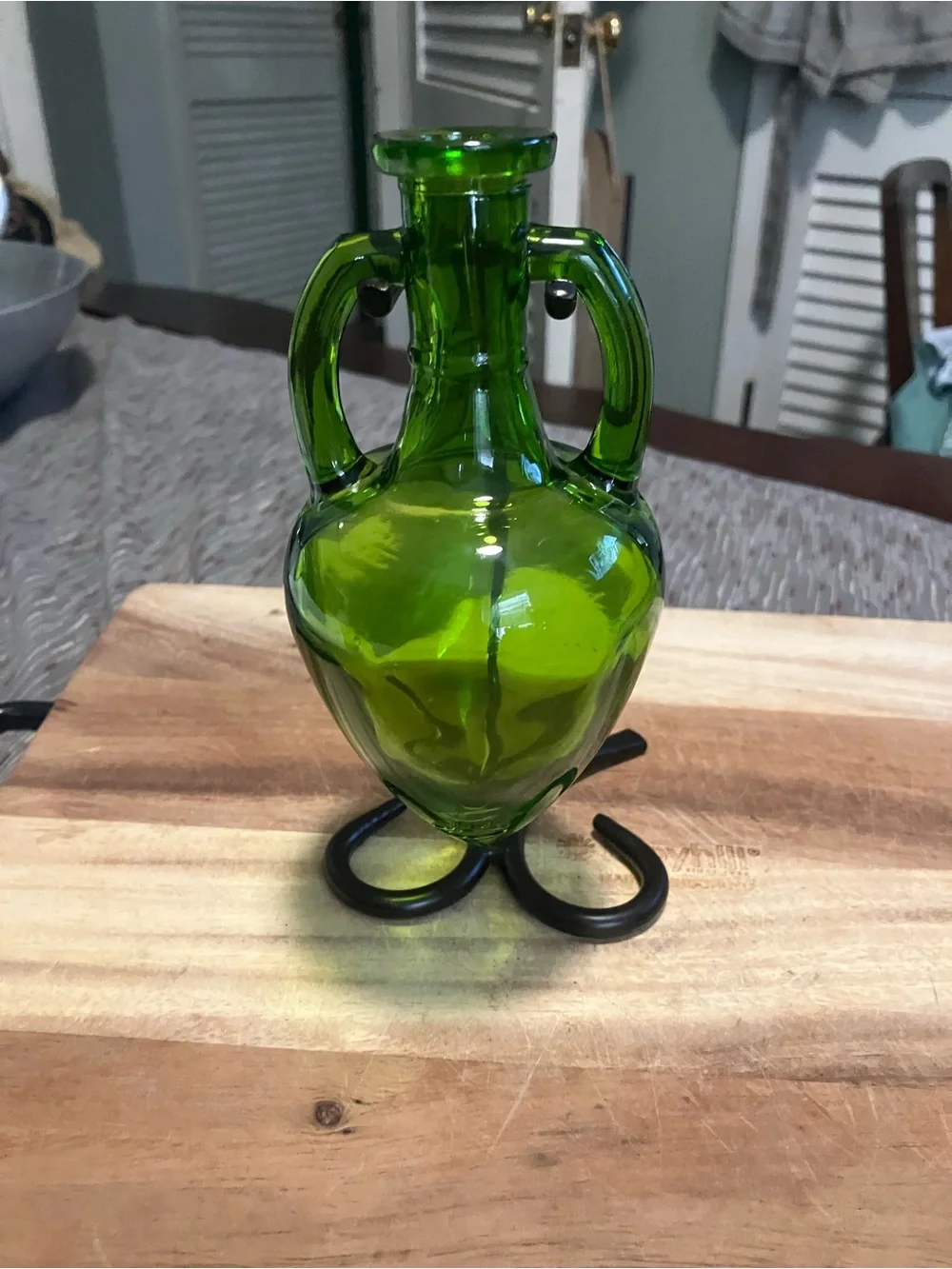 Couronne Co Amphora Recycled Hand Blown Glass Vase